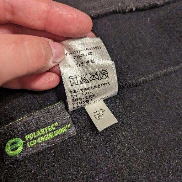 Eddie Bauer Women's Black Fleece Vest - Polartec Zip Up w/Pockets Size Small - Picture 9 of 11